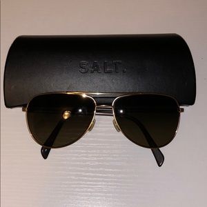 Salt. Polarized Aviator Sunglasses